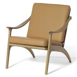 Warm Nordic Fauteuil Lean Back Soavé Chêne Huilé Blanc