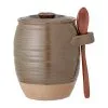 Bloomingville Bocal De Rangement Avec Couvercle Et Cuillère Moss 14 Cm