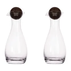 Sagaform Bouteille à Huile/vinaigre Avec Boule En Liège Nature Lot De 2 35cl